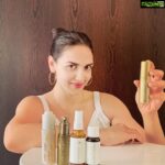 Esha Deol Instagram - A lot of people ask me what I use on my skin. The brand I use which is from Australia has only just launched in India. Subtle Energies @subtleenergies, belongs to a good friend and their products are fabulous with amazing natural ingredients and aroma. My personal favourites are their Facial Blend & Gold Cream, they are divine! Their Soothe Exfoliating Milk along with their Neem Cleansing Gel is a fantastic face wash. I also use their Aura Protection Mist, it just instantly grounds me and clears the space around me. I am super excited that they have finally launched online in India and even more exciting is they are offering Diwali Specials just for us in India. Check out their shop here https://www.subtleenergies.com.au/pages/diwali-specials-india or swipe up in my stories!