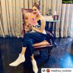 Esha Deol Instagram – When family loves your book & specially when a mom of 2 gorgeous girls wishes my book had come before its time to help her in her early years as a new mum . Thanks my @madhoo_rockstar so glad u enjoyed the read #ammamia @penguinindia