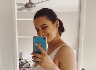 Evelyn Sharma Instagram - Not long to go now! 🥰👼🏻 #cantwait #mummytobe #babybhindi