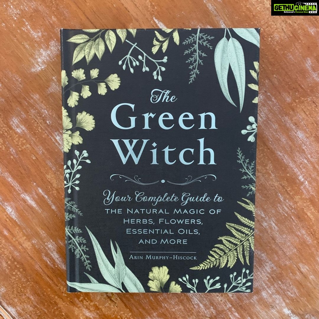 Evelyn Sharma Instagram - Such a cozy read on a rainy day.. 🤓📚 Herbalism, Ayurveda, meditation… allowing nature to heal us and lead us in every way… 🐾🌾 There’s never enough to learn about the great love mother earth shows us... and the magic deep within. ✨ #currentlyreading #thegreenwitch