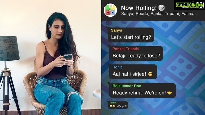Fatima Sana Shaikh Instagram - Fingers all warmed up? Great. Let's roll! #Ludo, now streaming, only on Netflix. @netflix_in @bachchan @adityaroykapur @rajkummar_rao @pankajtripathi @sanyamalhotra_ @pearlemaany @rohitsaraf10 @inayatverma22 @ashanegi @itsshalinivatsa @anuragbasuofficial #BhushanKumar @divyakhoslakumar @ipritamofficial @tanibasu #KrishanKumar #AnuragBasuProductions @tseries.official @tseriesfilms