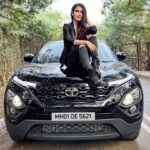 Fatima Sana Shaikh Instagram - My Black Friday game just got stronger with the #UnlimitedSwag of @tataharrier #Dark. Check it out! @tatamotors