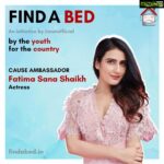Fatima Sana Shaikh Instagram – @findabed_in and @iimunofficial