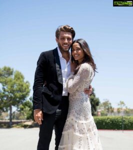 Freida Pinto Instagram - Yes, yes, it's true. One year ago I married this gorgeous man of my dreams. No, we were not keeping it a secret or anything. We were simply just enjoying life and happily shared the news with anyone who asked. 

@coryt and I believe so much in balancing spontaneity with just the right amount of planning. One day it felt so right and so genuinely aligned that we decided we wanted to make it official. This felt so special and fun and let's be honest… it reflected the time in our world just perfectly! The Honda centre has a whole new meaning in our lives now.😍