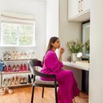 Freida Pinto Instagram - Home is where the heart is… and where your favourite clothes are... Thank you @caclosets for solving my quirky 1950’s closet situation and creating the perfect space for all of my favourite things. #CCcollab #californiaclosets