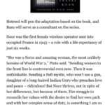 Freida Pinto Instagram - I am so excited to share this piece of news with all of you. At a time in this world where we are all looking at leadership and courage to guide and lead us all back to some semblance of sanity and order, I take great comfort in the quiet strength, grace, intelligence and grit that Noor Inayat Khan possessed in the face of chaos during WW2. A real underdog who was written off as "not overburdened with brains" who ended up being the SOE's first female wireless operator sent into occupied France who helped set up the Secret Armies that would rise up on D-Day, astonishing all those doubted what she was capable of. My true partners in this Claire Ingham (producer), Andy Paterson (producer), Olivia Hetreed (writer), Anand Tucker (director) and my awesome manager Larry Taube... we have something so beautiful here. Thank you for being on this journey with me. I can't wait to bring this to life! Lastly, thank you Nellie Andreeva and Denise Petski for putting together a wonderful write up that honours the work of Noor Inayat Khan.