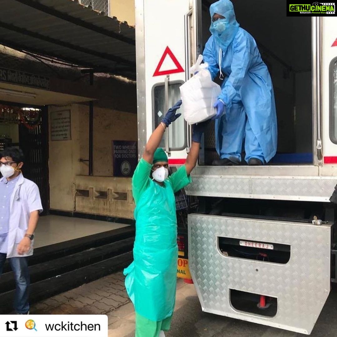 Freida Pinto Instagram - Today I’d like to highlight and help aid @chefjoseandres @wckitchen as they activate in hospitals across India. With 386,000 reported cases on Friday, and models showing the actual number could be closer to 10M infections, World Central Kitchen will be distributing meals seven days a week in overcrowded hospitals in Mumbai, Delhi, and Ahemdabad. Much like spring of 2020 in the US, hospitals in India are over capacity with cafeterias shuttered, vending machines emptied and hospital staff working 12+ hours with limited meal options. People saving lives are struggling with food access. WCK is focusing on hospitals & frontline medical staff across India, hoping to secure funding to scale from thousands of meals per day in the region to hundreds of thousands, as they have been doing in the US during the pandemic. I have donated and I hope you can too. Each meal prepared by WCK costs just $2.50, so no matter how big or small your donation is… it counts. Go to the link in my stories for the donation link!