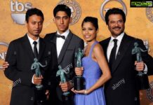 Freida Pinto Instagram - This one has hit me hard. A VOID that can NEVER be filled because there was simply no one like Irrfan Khan. His grace and dignity along with his monumental talent as an artist, actor - a portrayer of humanity in all it's shapes and forms made me not only have deep admiration for him but I instinctively wanted to emulate that grace in my career as well. . . There is a picture from the SAG awards( Irrfan, Dev, me and Anil) that sits on my book shelf in Mumbai and everytime I look at it, I am taken down a memory lane of all things so beautiful and joyous about Slumdog Millionaire and the awards celebrations. And in all of it I have this one beautiful and powerful memory of Irrfan - Unfazed by the glitzy glamour, no matter which Hollywood icon walked past us. Quiet but not silent- his responses to every interviewer were so meaningful and never lacking humour. He was representing India with achingly high levels of grace and dignity. He stood grounded in reality on every world stage, every red carpet- Grateful and so collected! How lucky was I, a complete little mess of a newbie, to have him as a role model! . . For those who know of his talent, you know it cannot be replaced. For those who have not yet been introduced to his talent...Oh, do not deprive yourselves please! His repertoire has something for everyone. Warrior, Namesake, Piku, Maqbool, Life of Pi, The Lunchbox, Paan Singh Tomar and ofcourse Slumdog Millionaire. Start somewhere, anywhere! I promise you...Irrfan Khan will be FOREVER carved in your memories too!