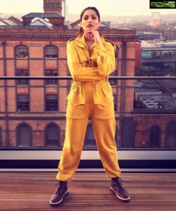 Freida Pinto Instagram - Sunrise at Sunset. Another one of my favourite Clarks boots paired with this incredible boiler suit. And photographed by my one and only @coryt. 
Styling: @elizabethsaltzman 
Make-up: @chachayeomans_makeup 
Hair: @dayaruci 
@clarksshoes #clarks