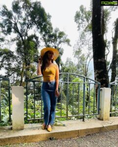 Gayathri Suresh Instagram - The Magic of Surrender✨ PC : @anandhu_surendran__.  Thank you @tentgraam for the wonderful stay ✨