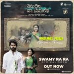 Gayathri Suresh Instagram – 3rd song from Nenu Leni Naa Prema Kadha❤️