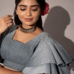 Gouri G Kishan Instagram - An actor lives, weeps and laughs on the stage, and all the while he is watching his own tears and smiles. It is this double function, this balance between life and acting that makes his art - Salvini Shot by @balakumaran.19 Styled by @deekshitanikkam Makeup by @makeupwithshruthi Hairstylist @suganthi.themua Wardrobe @wasabistore.in Chennai, India