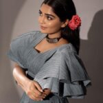 Gouri G Kishan Instagram - An actor lives, weeps and laughs on the stage, and all the while he is watching his own tears and smiles. It is this double function, this balance between life and acting that makes his art - Salvini Shot by @balakumaran.19 Styled by @deekshitanikkam Makeup by @makeupwithshruthi Hairstylist @suganthi.themua Wardrobe @wasabistore.in Chennai, India