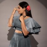 Gouri G Kishan Instagram - The angels are lost in perpetual contemplation of an infinite glory. Shot by @balakumaran.19 Styled by @deekshitanikkam Makeup by @makeupwithshruthi Hairstylist @suganthi.themua Wardrobe @wasabistore.in
