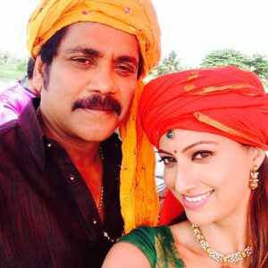 Hamsa Nandini Instagram - To the sweetest, most genuine, co-star and human being ever, wishing you a very Happy Birthday Nag sir!
.
Throwback from one of my all time favourite films,  #soggadechinninayana . 

.
#swanstories