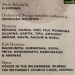 Haricharan Instagram – #20YearsOfLagaan

Delighted to share with you all the CD Inlay Card of #Lagaan which had my name in the Kids Harmony Group. 

Remember recording for #GhananGhanan with my friends @sushasings @kedsairam @vidya.kalyanaraman #Priya #srimadhumitha @baritoneabinav 
For @arrahman sir 

Grateful to Abaswaram Ramjhi sir & Vidya’s mom for Making it Possible
And definitely to ARR sir for giving us such a Fun time when Recording.