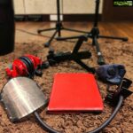 Haricharan Instagram - Here's what 2020 made me do. This is my Standard Kit for a Voice Recording Session in the later part of 2020. (This was for Sessions which I record outside my home) 1. My ipad for the Lyrics and recording Ideas and sudden Inspirations 2. Personal headphones 3. Single-owner Pop filter 😌 (For my own and Other Artist's Safety) 4. My face mask 5. Wet Tissues and Dry Tissues. Hope 2021 relieves us of all these precautionary measures. Here's to a Better New Year!
