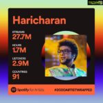 Haricharan Instagram – Thanks for all the Love on #Spotify 
So happy to have kept you all company with my Voice :) ❤️ Let’s Stay Together!