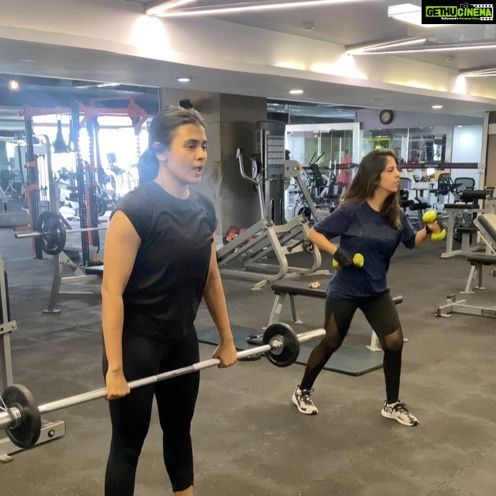 Hebah Patel - 55K Likes - No place I miss more than I miss @fitmap.in And hello to the newest workout-er in Hyderabad @ananditaahuja
