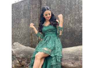 Helly Shah Instagram - 💚 Styled by @anusoru @nidhikurda 💥😘