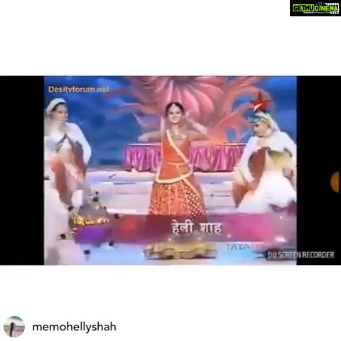 Helly Shah Instagram - Year 2011 , Age 15 . GoluMolu baccha π€¦πΌββοΈ Well , this was my first ever dance performance for a televised Event .. Very nervous and shy i was , quite obvious π€·πΌββοΈπ. . Fun fact - I still remember all the steps of this particular dance routine till date , donβt know how π