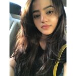 Helly Shah Instagram – Ek aur ~ carselfie 🙂….. This one was post haircut 🤷🏼‍♀️✌🏻