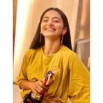 Helly Shah Instagram – Happy Puppy 🐶.
.
.
Its always extremely encouraging and motivating when even a tiny bit  your hardwork is appreciated , recognised . Thank you Time Cyber Media 🤗.
.
.
Outfit- @kalkifashion ❤️❤️❤️