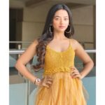 Helly Shah Instagram – Yellow yellow 🌟 👗~ @closet.hues