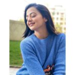 Helly Shah Instagram - Bloom where you are .Take in all the light when the sun is shining and know that the rain is necessary when it’s not . 🙂 Everything you need to bloom is right inside you . Bloom into who you are meant to be 🌈❤️. . . Super cool Blue sweater ~ @closet.hues