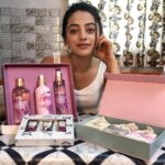 Helly Shah Instagram – Thinking how to make this Rakshabandhan special buy @nykaabeauty Nykaa Wanderlust Sicilian Sweet Pea gift set, Nykaa Hand & Nail Creme and Nykaa Soap Story 
#RakshabandhanwithNykaaBeauty #NykaaBeauty #GiftSets