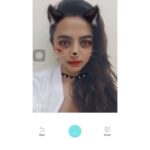 Helly Shah Instagram - Happy Halloween people! It was super fun making this Halloween themed video using the @faceu_official app! The faceu app has a lot of options for stickers to choose from which is great! If you liked this video can check out my story & download the app for yourself . P.S. @faceu_official is running a Halloween contest where you can win a Iphone XS! Go follow them for details! #faceu #FaceUSpookyReal #HalloweenMakeUp
