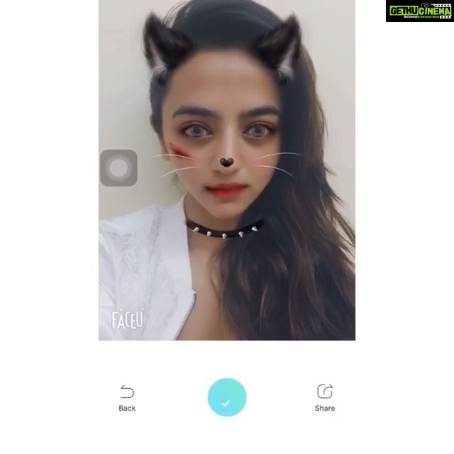 Helly Shah Instagram - Happy Halloween people! It was super fun making this Halloween themed video using the @faceu_official app! The faceu app has a lot of options for stickers to choose from which is great! If you liked this video can check out my story & download the app for yourself . P.S. @faceu_official is running a Halloween contest where you can win a Iphone XS! Go follow them for details! #faceu #FaceUSpookyReal #HalloweenMakeUp