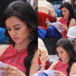 Helly Shah Instagram – Candid#onset# ☺️😇