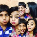 Helly Shah Instagram – ❤️❤️❤️ happiness is being crazy with ur chotu bhai☺️☺️fun#ahmedabad#happy#blessed 💃🏻☺️