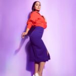 Hina Khan Instagram – 💜💜💜

Outfit @zara
Jewels @cintillaofficial @esmecrystals  @aditi_bhatt 
Styled by @shrushti_216 
📸 @visualaffairs_va