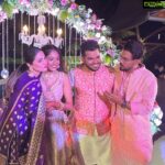 Hina Khan Instagram – #LoveHeAls indeed.. 
It was as if the tears of joy and happiness came rushing with the peace of fulfilment.. My little sister and a dear friend are starting a new journey.. a new chapter of thr life …I wish the world for you both and more ..
I wish you both infinite love and togetherness..may you both shine brighter and make each other even better people ..forever and after ..
I love you my baby.. 
Indeed #TogetherForever 🧿
@kaushal_j @heenaalad @rockyj1