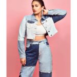 Huma Qureshi Instagram - And I’m feeling blue … part 2 #blue #denim #90skid #humaqureshi #vibe Outfit - @freakinsindia Jewellery- @deepagurnani HMU - @krisann.figueiredo.mua Styled by - @who_wore_what_when Photography- @chandrahas_prabhu