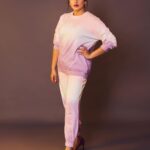 Huma Qureshi Instagram - On the prowl … #lioness #lilac #fashion #athleisure Outfit - @howwhenwearclothing Hmu - @makeupby_mahimawachher Styled by @who_wore_what_when Photography- @chandrahas_prabhu