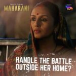 Huma Qureshi Instagram - Watch the mega political drama transform a simpleton from being the queen of the household to taking on the outside world! #beinghuma #maharani #ranibharti #zindabad #MaharaniOnSonyLIV @sonylivindia @sonylivinternational