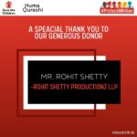Huma Qureshi Instagram - Sir @itsrohitshetty !! Thank you for taking all the trouble and sending us your generous donation . This will go a long way in helping to set up this hospital in Tilak Nagar , Delhi. Your donation will impact so many lives at this facility. #grateful #love #blessed @savethechildren_india Inspiration you are ...
