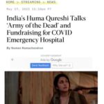 Huma Qureshi Instagram - Thanks @variety for this lovely chat .. all things #ArmyOfTheDead #zacksnyder #humaqureshi #geeta #zombie #netflix @netflix @netflix_in Thanks for also talking about the fundraiser for the 100 bed hospital #breathoflife Please head to my bio to donate ❤️🙏🏻