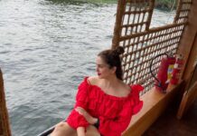 Huma Qureshi Instagram - A day in the life of a house boat ❤️#water #gratitude #joy #peace #love #red #nomad #gypsysoul