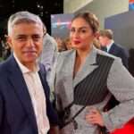 Huma Qureshi Instagram - So cool meeting with the Mayor of my favourite city in the world - London @sadiq and my darling @gurinder.chadha #london #dairies @britishfilminstitute #londonfilmfestival
