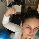 Huma Qureshi Instagram – ‘My biggest fear is not failing 
Not losing 
Not trying hard and never winning
My biggest fear 
It’s dying mediocre
So hustle my friend 
Keep knocking on that door 
Till it opens 
Or your sheer might breaks it down ‘ – Me 
#word #motivation 
#allornothing #hustle #winnersneverquit #sweat #sweatyselfie