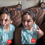 Huma Qureshi Instagram - Morning gupshup and photo session with the grumpy best friend who is a bigger poser than you are 🤣🤣🤣@viveck_daaschaudhary ❤️#socialdistancing #dostiyaari #thankgod for #videocalls #lockdown #goodmorning #morning