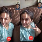 Huma Qureshi Instagram – Morning gupshup and photo session with the grumpy best friend who is a bigger poser than you are 🤣🤣🤣@viveck_daaschaudhary ❤️#socialdistancing #dostiyaari #thankgod for #videocalls #lockdown #goodmorning #morning