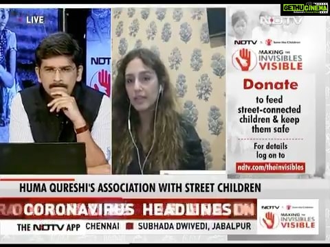 Huma Qureshi Instagram - Social distancing is a luxury and a privilege !! How lucky we are to be at home safe and secure ... But so many are not as fortunate. So many people are on the streets especially children . They battle an invisible crisis which makes their ordeal even tougher. Join @savethechildren_india & @ndtv's fundraiser on street-connected children to make #TheInvisibles visible. Show your support here: ndtv.com/theinvisibles Every bit of help counts. No donation amount is small #contribute #donate #socialdistancing #quarantine #india #children