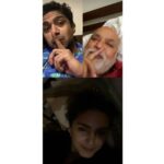 Huma Qureshi Instagram - Dad Saqa and I ❤️ when we pranksters gang up on my poor mother even on video calls 🤣🤣 #love #family #blessed #blessedwiththebest @saqibsaleem @amiqurbeautyclinic #socialdistancing #lockdown