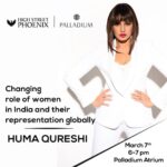 Huma Qureshi Instagram – Who is joining me today ??? @guneetmonga #womensday #talking #womenincinema #globalrepresentation #films #represent