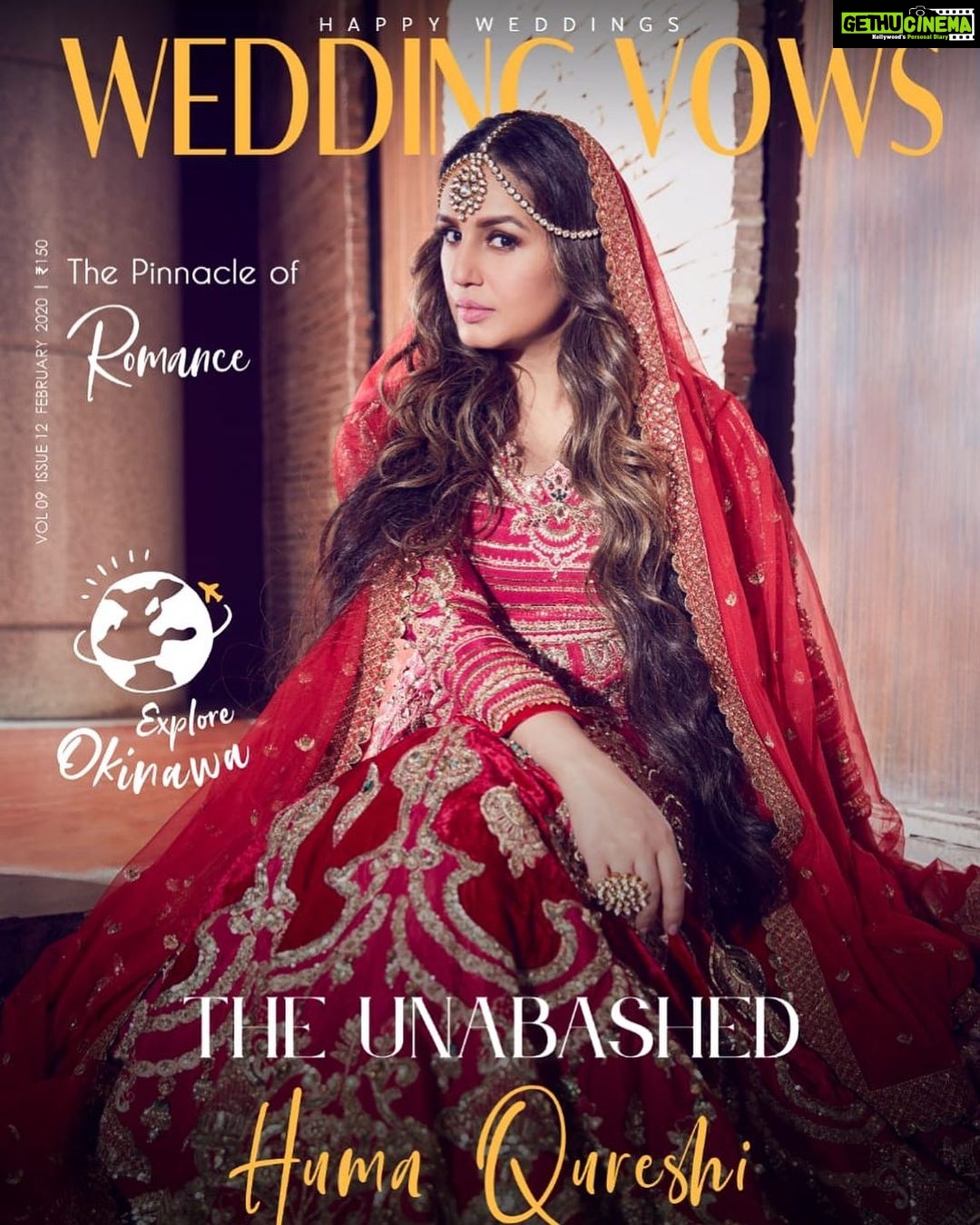 Huma Qureshi Instagram - Waiting for my Valentine date night like this π€£π€£π€£π€£ππππ€ͺπ€ͺπ€ͺπΉπΉπΉ #valentinedayspecial #covergirl #redhot #glam #humaqureshi #valentines #date #luxury #fashion Special cover for @weddingvows.in Produced by: @maximus_collabs_ Photographer: @kadamajay Styled by: @officialkavitalakhani Assisted by: @aeshu_lalan Hair: @sanapathan104 Makeup: @ajayvrao721 Jewellery: @pooja.beautifullyyours Location partner: @hyattregencymumbai Media Director: @media.raindrop Team Wedding Vows: @NadiiaaMalik Designer: @mohsin.naveed.ranjha